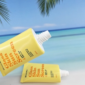Tube ovale en plastique de haute qualité pour contenant de crème solaire, emballage cosmétique vide, tube souple à presser Kylie. - Product Image 5