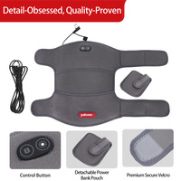 Enveloppe chauffante et massante électrique USB pour le genou, soulagement portable de la douleur pour l'arthrite, cadeau idéal pour les parents et la récupération des athlètes
