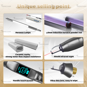 เครื่องเลเซอร์ Perfectlaser แบบพกพา Q-Switched Nd Yag 5 ล้านช็อต หน้าจอสัมผัส HD สำหรับกำจัดขนคิ้ว ใช้ในร้านเสริมสวย กำจัดรอย<span class=keywords><strong>สัก</strong></span> - Product Image 4
