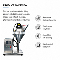 Machine de remplissage de poudre en acier inoxydable pour détergent en poudre, farine de banane, emballage en bouteille, pot, sachet