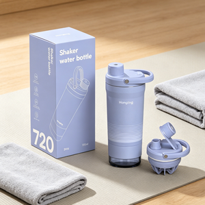Botellas Portátiles <span class=keywords><strong>de</strong></span> Yoga Hong Ling, Botellas <span class=keywords><strong>de</strong></span> Acero Inoxidable <span class=keywords><strong>de</strong></span> Doble Pared con Tapa Mezcladora Integrada - Product Image 1