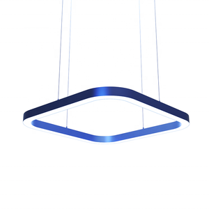 Hlinear L6060-B-1032 credenza serie luce lineare curva lampadario moderno lampada a sospensione Lampara LED De Techo Colgante rettangolare - Product Image 1