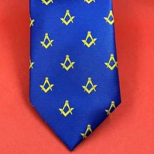 Cravate en soie tricotée et tissée pour hommes, avec carré, pour anciens maîtres maçons et maçons artisans, vente en gros de regalia maçonniques - Product Image 6