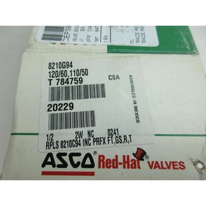 Vanne solénoïde ASCO Red-Hat II 1/2 po NPT 120V AC pour le contrôle de l'eau - Product Image 4