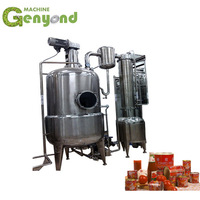 Prix usine Petite taille 500kg Usine de transformation de confiture de fruits Sauce réfrigérée Purée de tomate Machine Ligne de production de pâte de ketchup