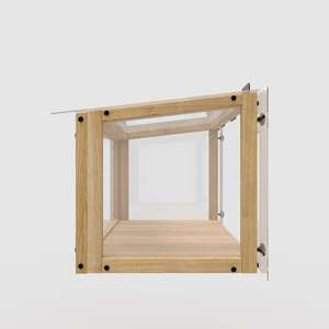 Modern Solid Waterproof Wooden Painted Surface Square Shape <b>Cat</b> Window <b>Perch</b> Catio Hanging <b>Cat</b> Window Box Outdoor <b>Cats</b> 24-35 - Product Image 6