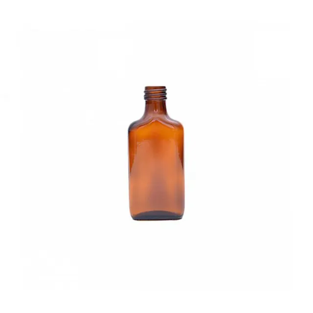 Glazen Flessen, 50Ml 75Ml 100Ml Glas Amber Ovale/Langwerpige Flessen Voor Etherische Olie