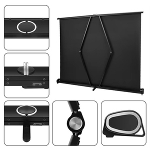 <span class=keywords><strong>Écran</strong></span> de projection manuel sans installation, format 16:9, pour projecteur extérieur, projecteur domestique, <span class=keywords><strong>écran</strong></span> portable à longue portée - Product Image 3