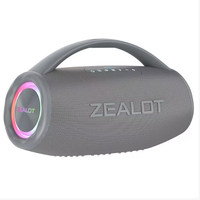 Altavoz Inalámbrico Modelo S97, Alta Potencia 80W, Portátil para Bailes en la Plaza y Uso en Exteriores