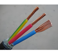 Dreikerniges Kupfer-PVC-Isoliertes Industrielles Kraftwerks-Stromkabel