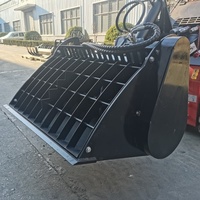 Godet hydraulique pour chargeuse compacte avec pompe et composants d'engrenage pour le mélange de béton et de mortier