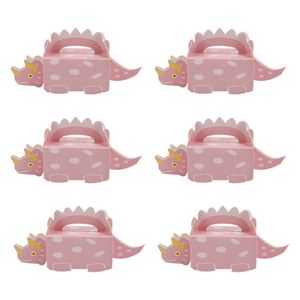 Dinosaur Paper Candy Box Favor Dinosaur Shape Candy Box Dinosaur Party Favor <b>Boxes</b> for Kid's Birthday Dino Party Supplies - Product Image 4