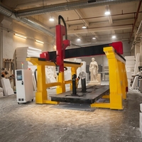 Machine de découpe de mousse CNC haute précision pour sculpture 3D et fabrication d'accessoires - Routeur EPS multi-axes avec changeur d'outils automatique