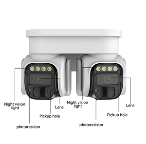 Cámara de seguridad inalámbrica Pan Tilt para exteriores con energía solar Super Battery Electric 720 View - Product Image 6