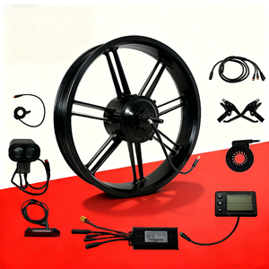 Kit de vélo électrique Ouxi V8 avec moteur de moyeu V8 20 pouces 48V-500W, câble moteur côté droit, vélo à pneus larges, moteur de moyeu V8 avec <span class=keywords><strong>roue</strong></span>, 25 km/h - Product Image 1