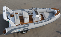 Qingdao Haohai – bateau en fibre de verre avec Logo sur mesure, utilisé, coque, plancher, Hovercraft, canoë