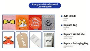 Arnés de Perro Bordado con Dibujos Animados, Chaleco Reflectante de Algodón Seguro para Paseos Diarios - Product Image 6