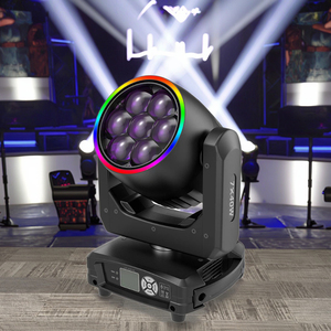 Showtime Factory 7*40W Mini Bee Eye LED Cabeza móvil Zoom Wash Stage Show Disco Luces - Product Image 2