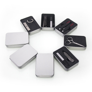 Hộp Đựng Đồ Hộp Thiếc Bằng Thiếc Màu Xanh Đen Màu Bạc In Logo Tùy Chỉnh Hộp Đựng Hộp Thiếc Kim Loại Hộp Hình Chữ Nhật - Product Image 1