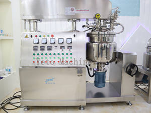 Kleine Batch Cosmetische Productie Apparatuur Hoge Shear Mixers Vacuüm Homogenisator Emulgator Machines - Product Image 4