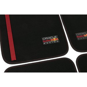 Set di tappetini 4 pezzi Powerbar nero/rosso - Product Image 2