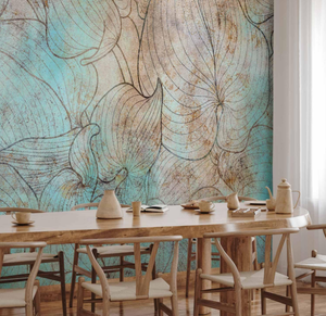 <span class=keywords><strong>Papier</strong></span> Peint Feuilles Murale Décoration Murale <span class=keywords><strong>Tendance</strong></span> <span class=keywords><strong>Papier</strong></span> Poster Géant pour Murs Tropicaux Nature Bleu Floral Peinture <span class=keywords><strong>Papier</strong></span> Peint - Product Image 2