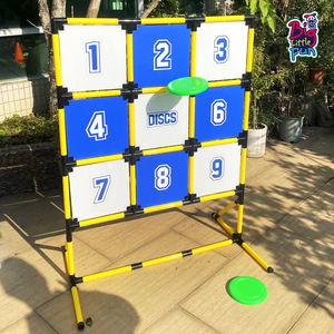 Camping en plein air volant disque lancer Sport jouet en plastique Tic Tac Toe pour adultes et enfants nouvelles idées de <span class=keywords><strong>jeu</strong></span> d'arrière-cour - Product Image 4