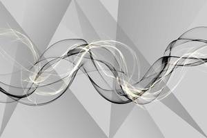 Linee di arte astratta soggiorno <span class=keywords><strong>camera</strong></span> <span class=keywords><strong>da</strong></span> <span class=keywords><strong>letto</strong></span> sfondo murale papiers peints murales - Product Image 4