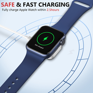 Artículo de Venta caliente Cargador inalámbrico de reloj de viaje de aleación de aluminio portátil delicado y exquisito para todas las series de <span class=keywords><strong>Apple</strong></span> Watch - Product Image 3