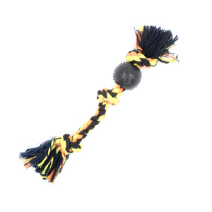 Interactive Play Durable Eco-Friendly <b>Dog</b> Chew Toy Indestructible TPR & Cotton Rope for Aggressive Chewers Indoor/Outdoor Use - Product Image 2