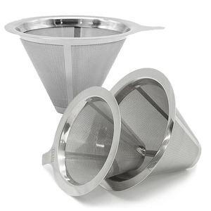 กรวยกรองกาแฟสแตนเลส 304 สำหรับ 1-2 2-4 4-6 คน ทำกาแฟ - Product Image 5