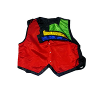 Gilet changeant de couleur, quatre couleurs, tours de magie de scène, magicien, illusions de close-up, accessoires de magie, mentalisme