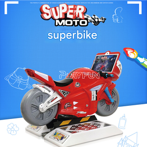 PlayFun BIG Moto キッズライド バイクスピード コイン式子供向け乗り物 レーシング子供用ゲーム機 - Product Image 4