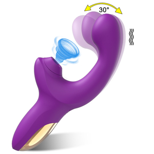 Potente Vibratore Dildo con Funzione di Suzione per Donne, Stimolatore Clitorideo a Vuoto, Dildo in Silicone con Movimento Oscillante, Certificato CE, Giocattolo per Adulti - Product Image 2