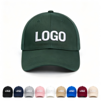 Casquette de baseball en coton personnalisable avec logo, 6 panneaux structurés, visière incurvée, ajustable, vente en gros, broderie 3D pour marques