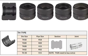Outils de <span class=keywords><strong>sertissage</strong></span> de tuyaux en cuivre électriques portables HZT-25 à batterie hydraulique <span class=keywords><strong>TH</strong></span> V15182228U16,20,25,32pex, multicouches, autres tuyaux en plastique - Product Image 5