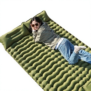 Matelas gonflable double pour le camping, matelas gonflable pour l'extérieur, portable et personnalisé pour 2 personnes - Product Image 1