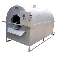 RVS Elektrische Verwarming Roerbakmachine Aangepaste Elektromagnetische Brandkool Voor De Verwerking Van Noten Korrels