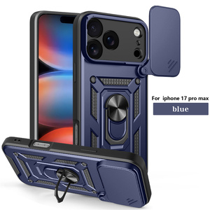 <span class=keywords><strong>Precio</strong></span> de fábrica, lente de cámara deslizante, anillo magnético protector giratorio 360, funda para iPhone 17 Pro Max, funda nueva 2025 - Product Image 1