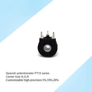 Sinetong โพเทนชิโอมิเตอร์แบบหมุน15มม. PT15N-H2.5 5K 10K 20K 22K 50K 100K phier PCB Rheostats - Product Image 2