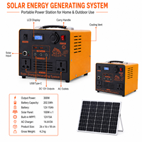En stock, station d'alimentation portable 300w/600w/1000w, charge rapide sans fil solaire, générateur d'énergie pour le camping en plein air, sauvegarde tout-en-un