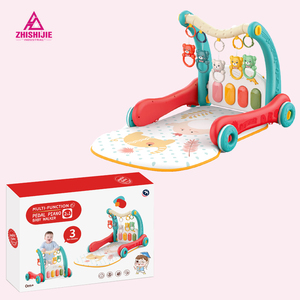 Andador y <span class=keywords><strong>Gimnasio</strong></span> <span class=keywords><strong>para</strong></span> Bebés 2 en 1 al por Mayor, con Piano, Marco <span class=keywords><strong>de</strong></span> Plástico Plegable - Product Image 6
