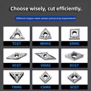 Kit complet d'inserts de tournage en aluminium ISO Standard CCMT SNMG DCMT WNMG pour centres d'usinage CNC et ateliers de précision - Product Image 4