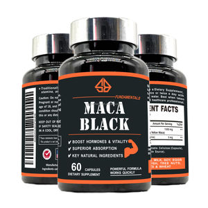 Extracto herbal de maca negra natural que mejora la energía masculina, la vitalidad, la resistencia y el poder explosivo en 60 cápsulas dietéticas. - Product Image 2