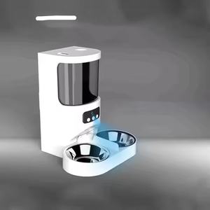 OEM Intelligent 2-in-1 Electric <span class=keywords><strong>Pet</strong></span> Feeder Intelligenter Futter wassersp ender für Hunde Katzen Automatischer Kleintier-Tierfutter automat Kunststoff - Product Image 2