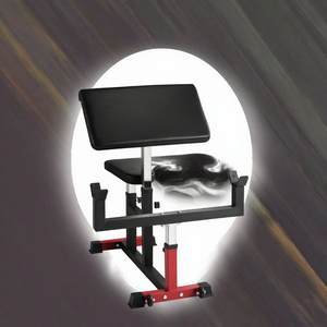 Banc de musculation réglable pour curls, planche inclinée, étireur de mollets, 4 positions d'inclinaison, mousse EPP antidérapante, support de gym portable - Product Image 3