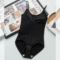 Européen Américain Body Shaping Body Corset Une Pièce Sans Couture Dos Nu Triangle Sling Ferme Contrôle Niveau Épaisseur Mince