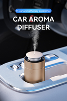 Diffuseur d'arômes portable AeroScent, électrique, USB, avec lumière LED, diffuseur de parfum pour voiture, humidificateur ultrasonique, 10 ml, garantie 1 an