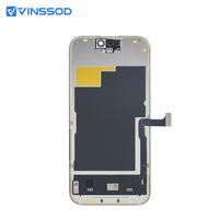 Écran LCD de remplacement d'origine pour iPhone 15 Pro pour réparation de téléphone avec adaptateur et garantie d'un an