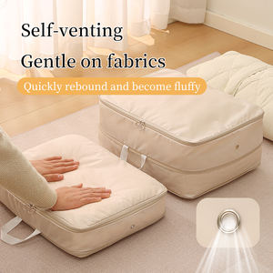 Voyage bagages emballage Cube Ultra peu encombrant auto-Compression sac de rangement pour couette couverture couette vêtements - Product Image 2